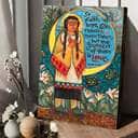 Christian Canvas Print Saint Kateri Tekakwitha Christian Canvas Print Saint Kateri Tekakwitha