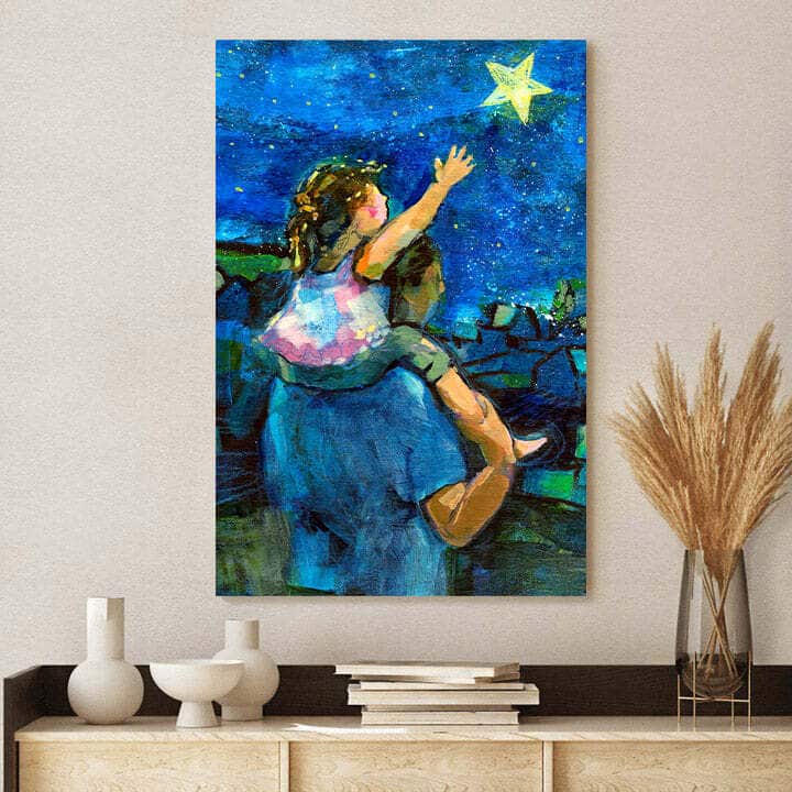 Christian Canvas Print Reach For The Stars Christian Canvas Print Reach For The Stars
