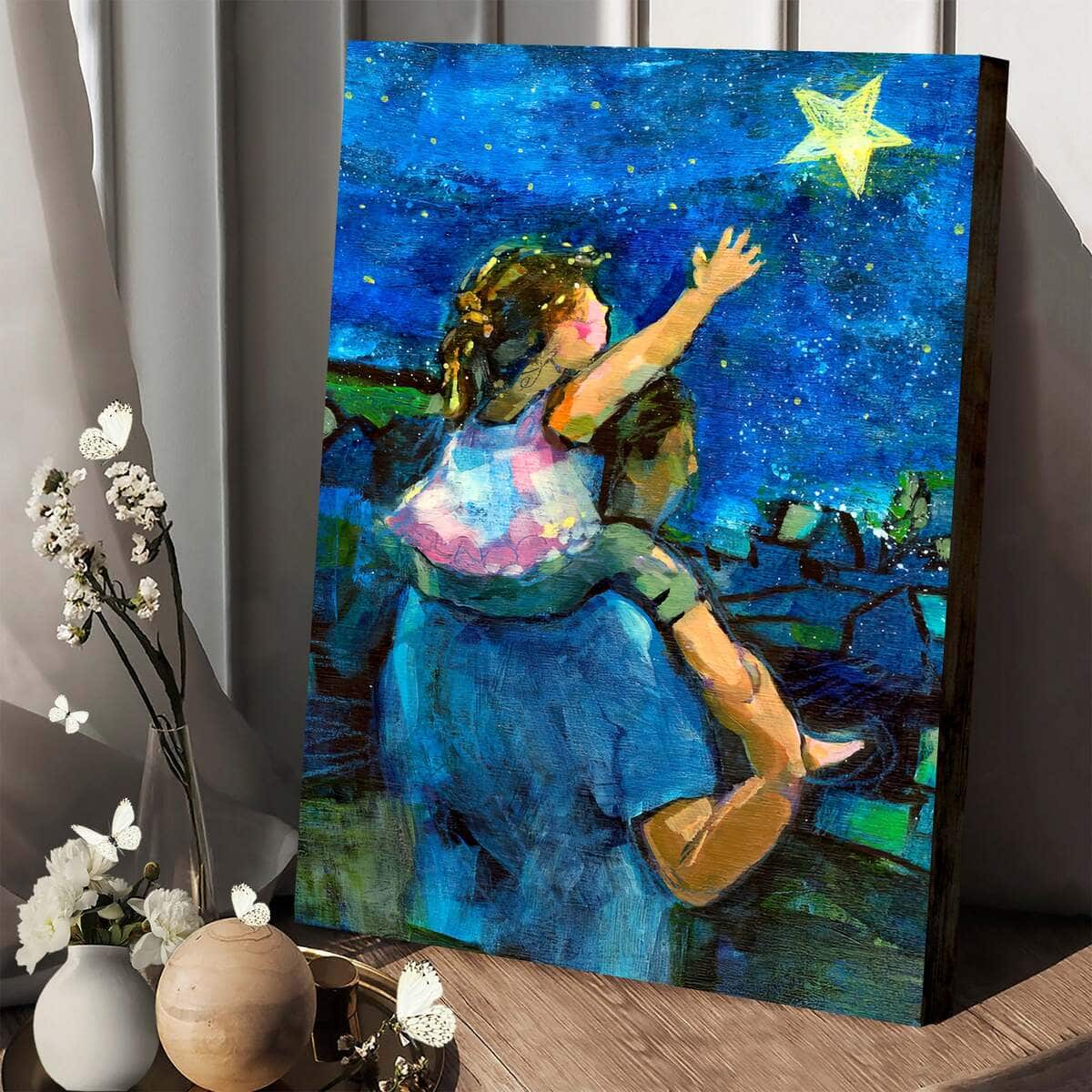 Christian Canvas Print Reach For The Stars Christian Canvas Print Reach For The Stars