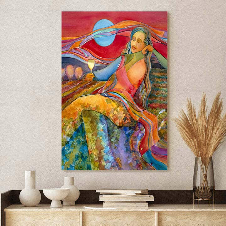 Christian Canvas Print Wine Woman And Song Christian Canvas Print Wine Woman And Song