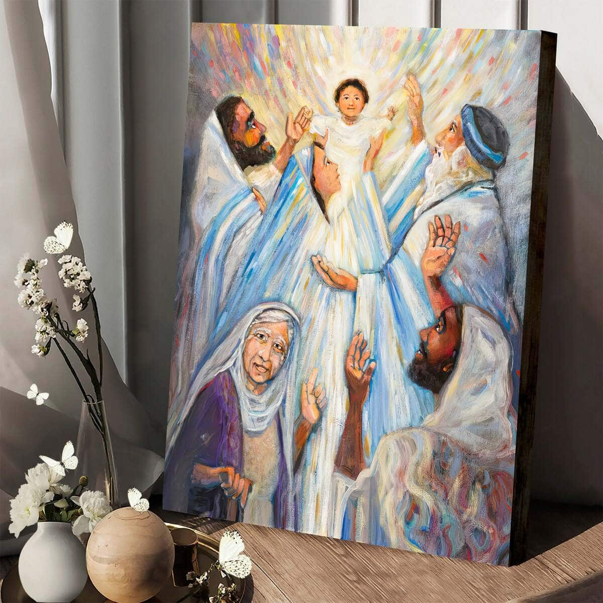 Christian Canvas Print The Presentation Of Christ In The Temple