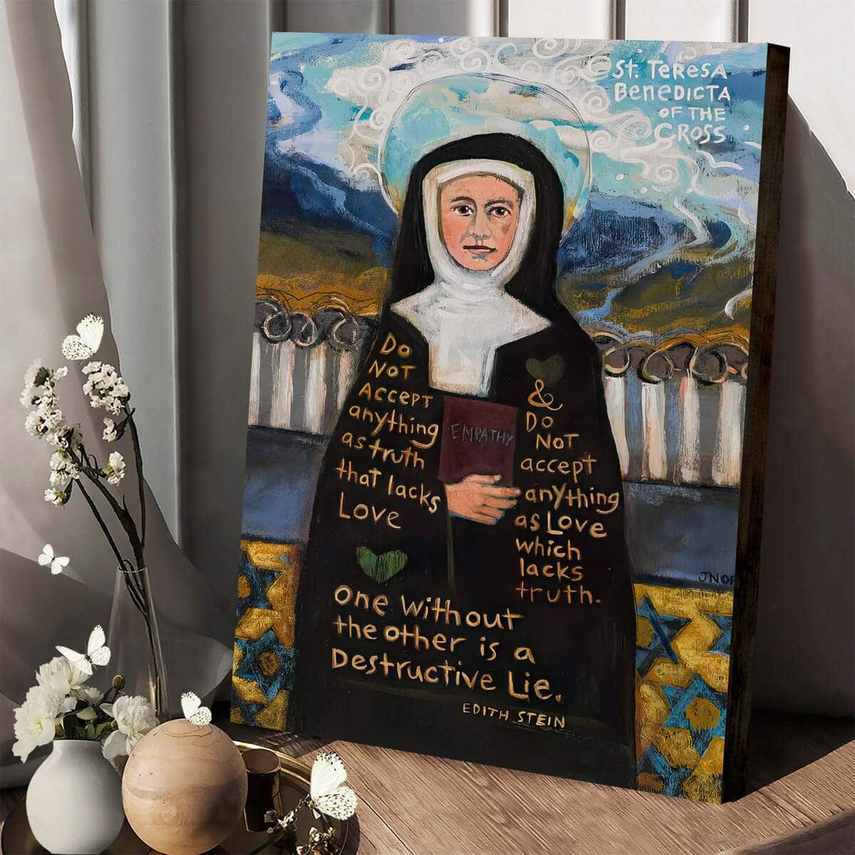 Christian Canvas Print St Benedicta Of The Cross Ie Edith Stein