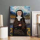 Christian Canvas Print St Benedicta Of The Cross Ie Edith Stein Christian Canvas Print St Benedicta Of The Cross Ie Edith Stein
