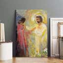 Christian Canvas Print Whom Are You Looking For