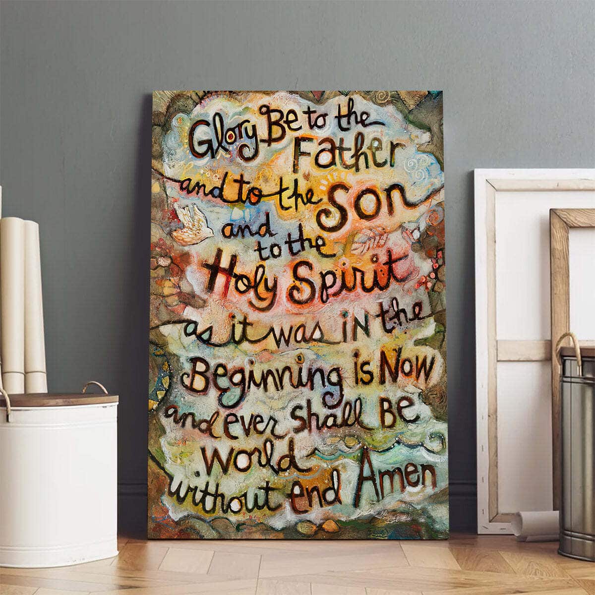 Christian Canvas Print The Glory Be To The Father Christian Canvas Print The Glory Be To The Father