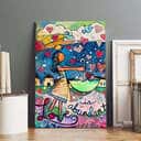 Christian Canvas Print Love Is Abundant