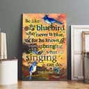 Christian Canvas Print Be Like The Bluebird Cole Porter Christian Canvas Print Be Like The Bluebird Cole Porter