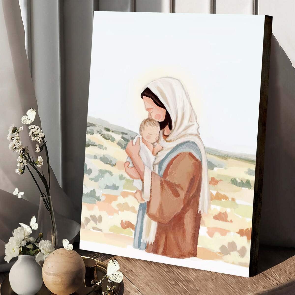 Christian Canvas Print Child The Savior's Love Jesus Christ Christian Canvas Print Child The Savior's Love Jesus Christ