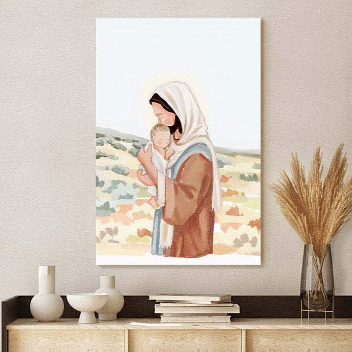 Christian Canvas Print Child The Savior's Love Jesus Christ Christian Canvas Print Child The Savior's Love Jesus Christ