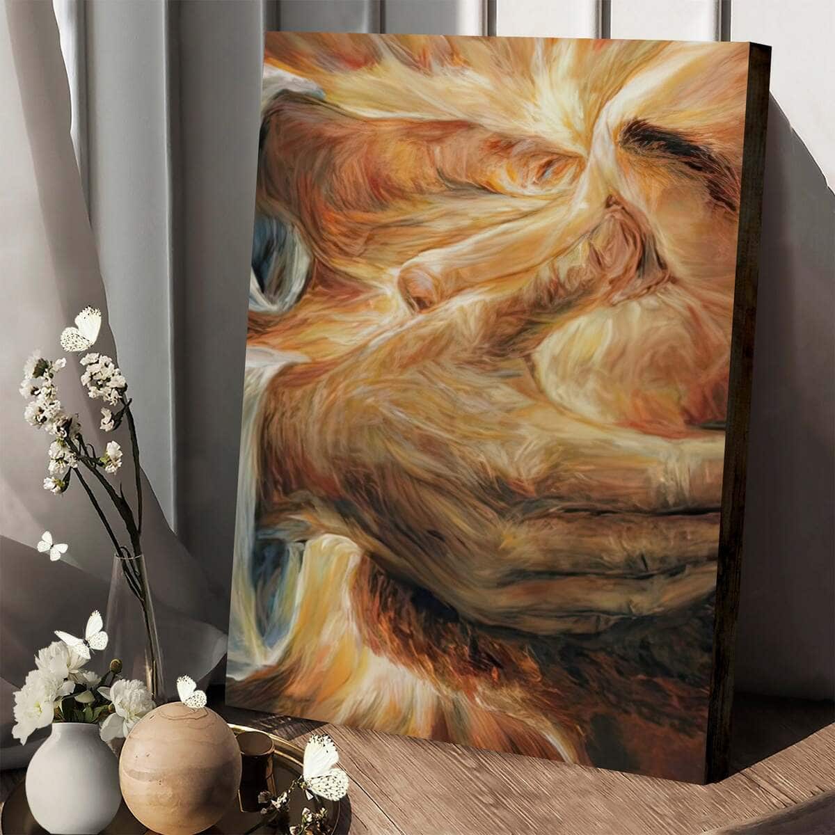 Christian Canvas Print Jesus Heals A Blind Man Christian Canvas Print Jesus Heals A Blind Man