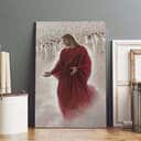 Christian Canvas Print Jesus On Heaven