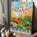 Christian Canvas Print Alleluia Christian Canvas Print Alleluia