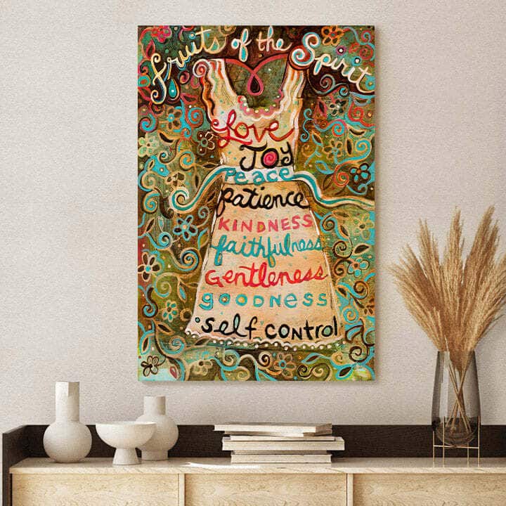 Christian Canvas Print Fruits Of The Spirit Christian Canvas Print Fruits Of The Spirit