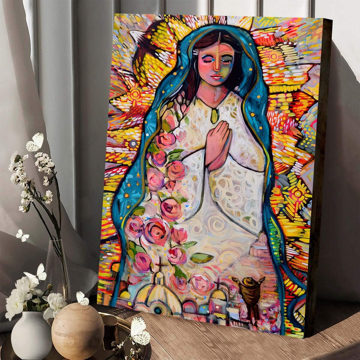 Christian Canvas Print Guadalupe Christian Canvas Print Guadalupe