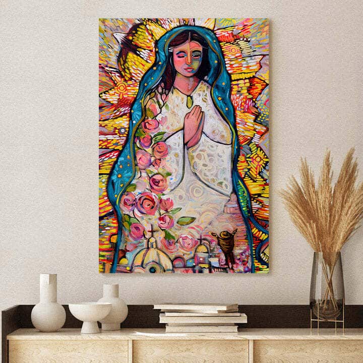 Christian Canvas Print Guadalupe Christian Canvas Print Guadalupe