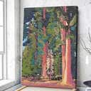 Christian Canvas Print Redwood National Park Travel