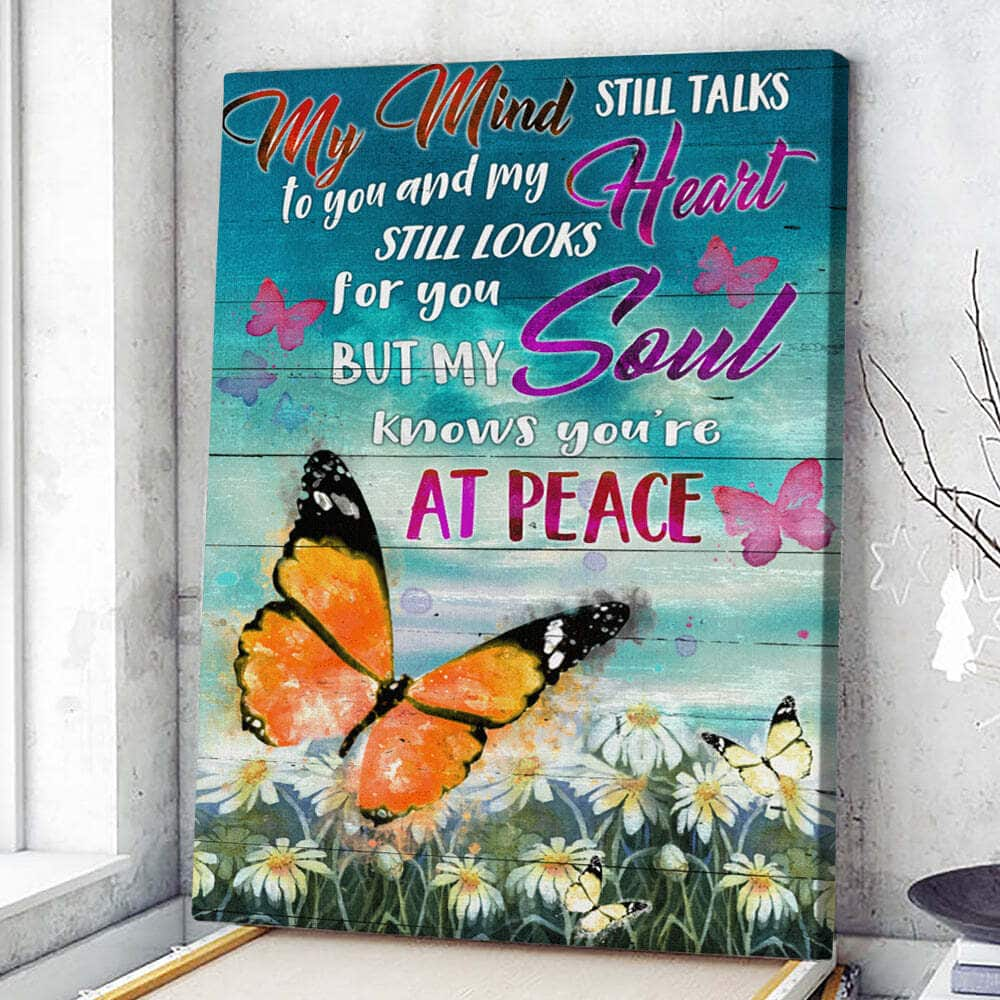 Christian Canvas Print My Mind Still Talk To You