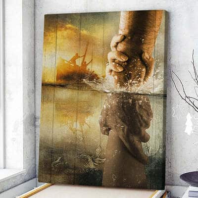 Christian Canvas Print The Hand Of Jesus