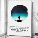 Christian Canvas Print Jeremiah 2911 Plans To Give You A Hope & A Future