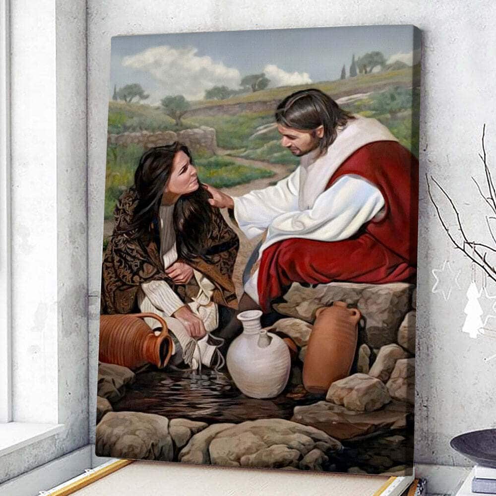 Christian Canvas Print Jesus And Women Christian Canvas Print Jesus And Women