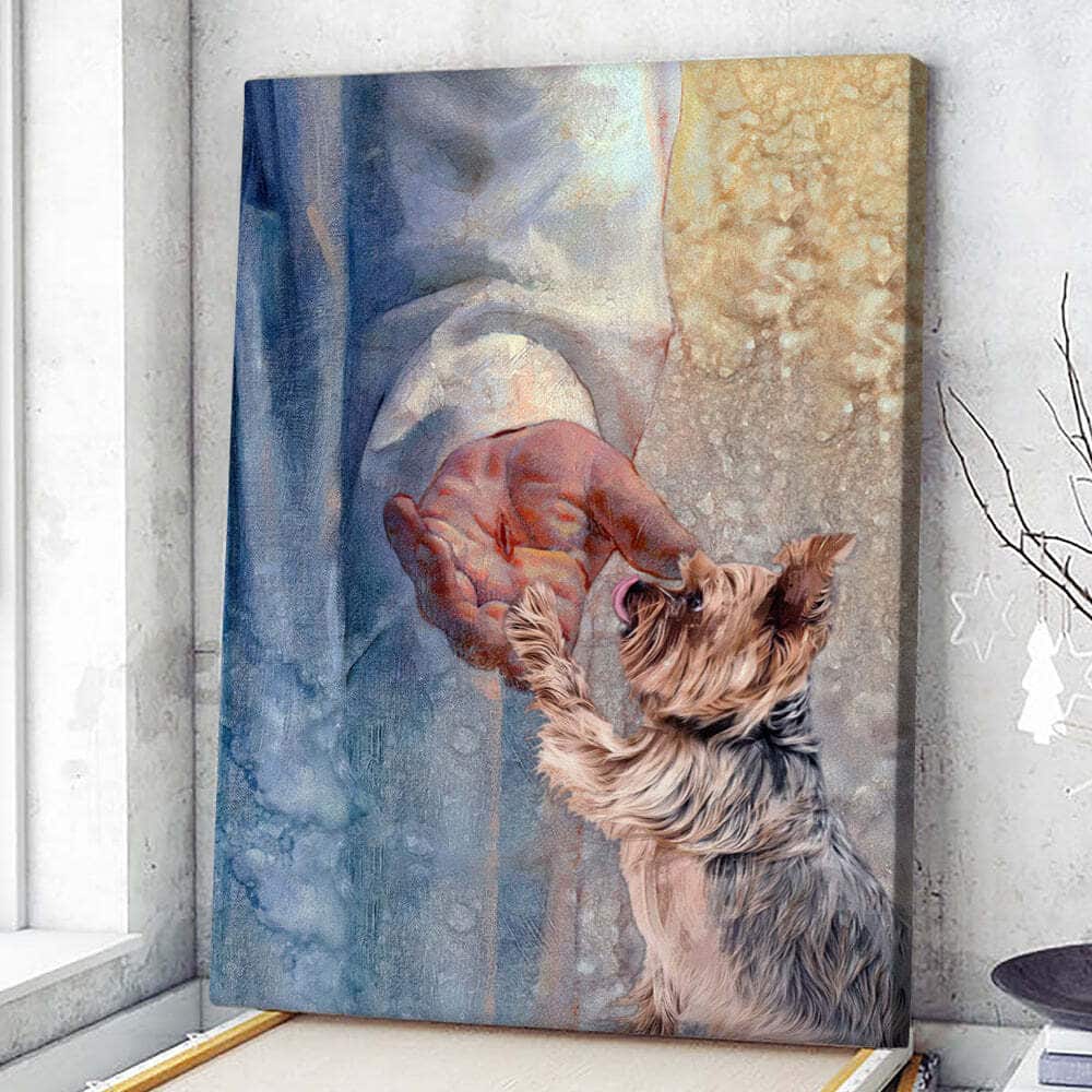 Christian Canvas Print In The Hand Of God Christian Canvas Print In The Hand Of God
