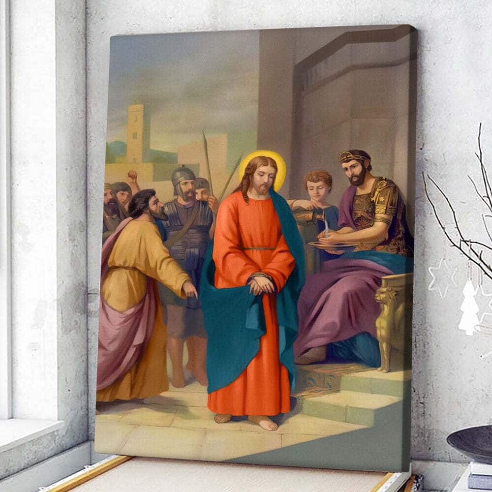 Christian Canvas Print Stations Of The Cross Saint Mary Christian Canvas Print Stations Of The Cross Saint Mary