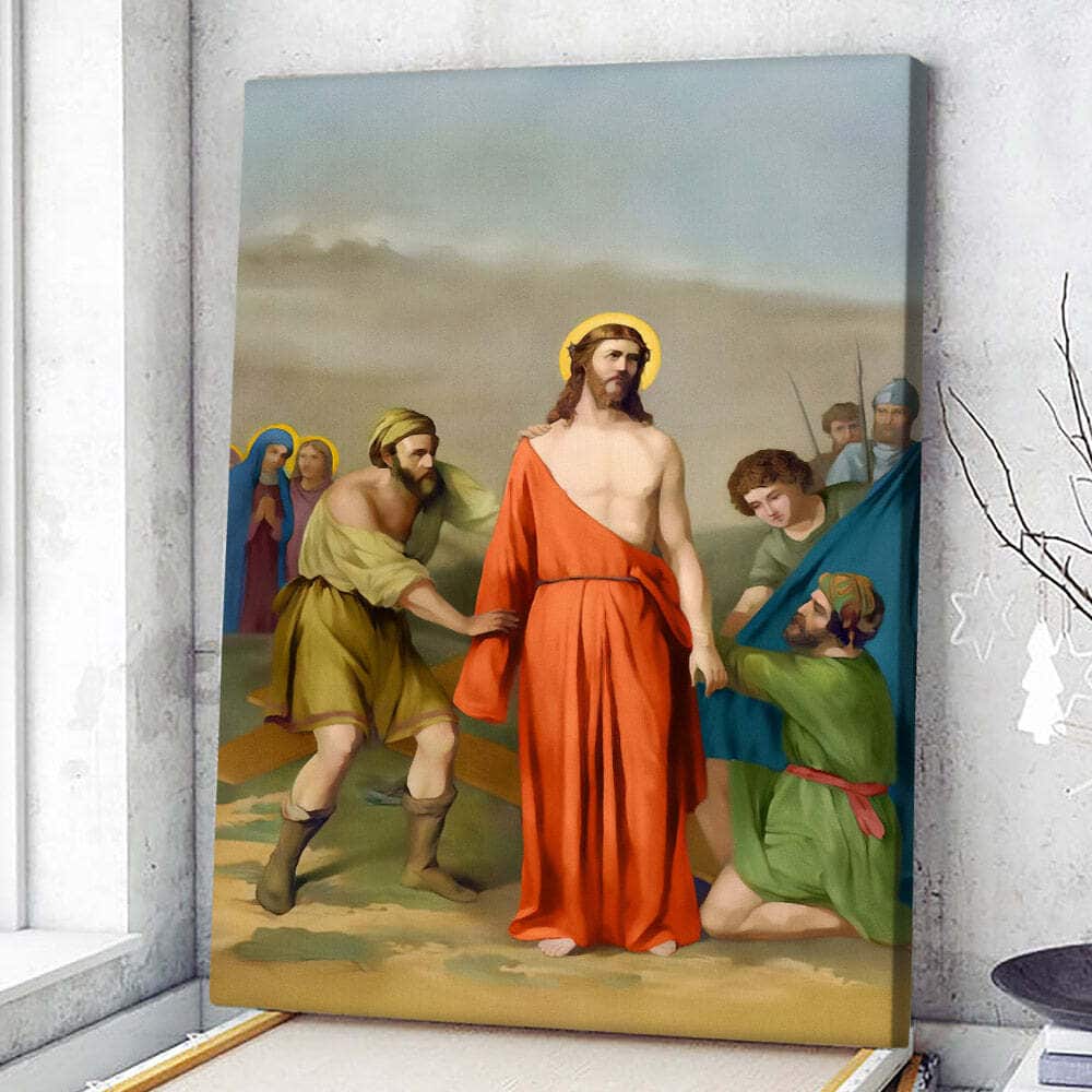 Christian Canvas Print Stations Of The Cross Christian Canvas Print Stations Of The Cross