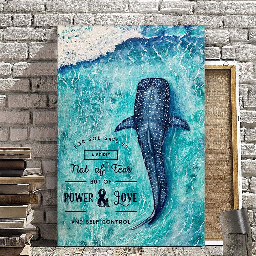 Christian Canvas Print For God Gave Us A Spirit Not Of Fear Christian Canvas Print For God Gave Us A Spirit Not Of Fear