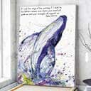 Christian Canvas Print Whale Oceans If I Ride The Wings Of The Morning Christian Canvas Print Whale Oceans If I Ride The Wings Of The Morning