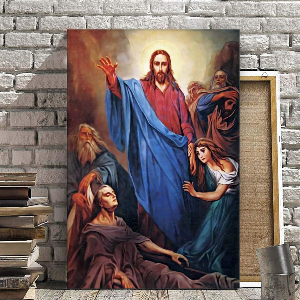 Christian Jesus Faith Religious Gift For Any Christian Canvas Print