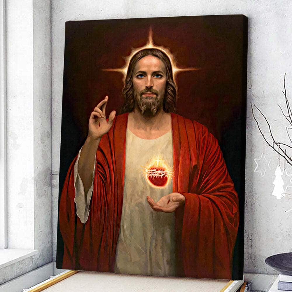 Jesus Canvas Print Gift For Christian Scripture Jesus Canvas Print Gift For Christian Scripture