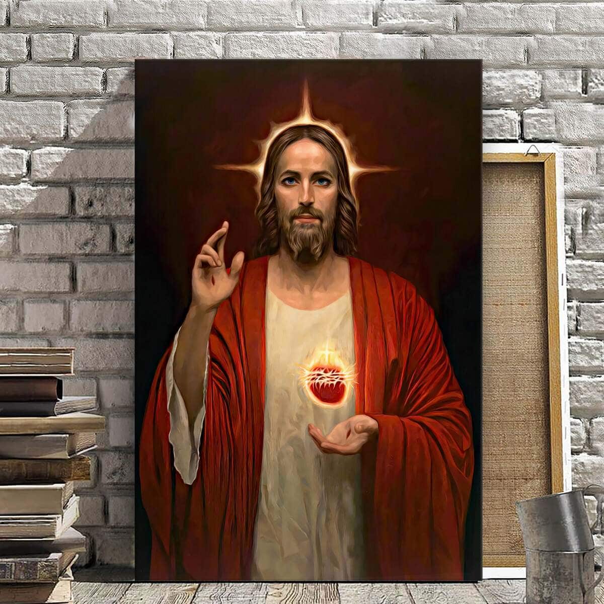 Jesus Canvas Print Gift For Christian Scripture Jesus Canvas Print Gift For Christian Scripture