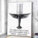 Christian Canvas Print The Word Of God Is Living And Active