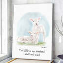 Christian Canvas Print Psalm 23 The Lord Is My Shepherd