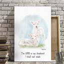 Christian Canvas Print Psalm 23 The Lord Is My Shepherd