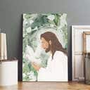 Christian Canvas Print My Peace Jesus With Dove Christian Canvas Print My Peace Jesus With Dove