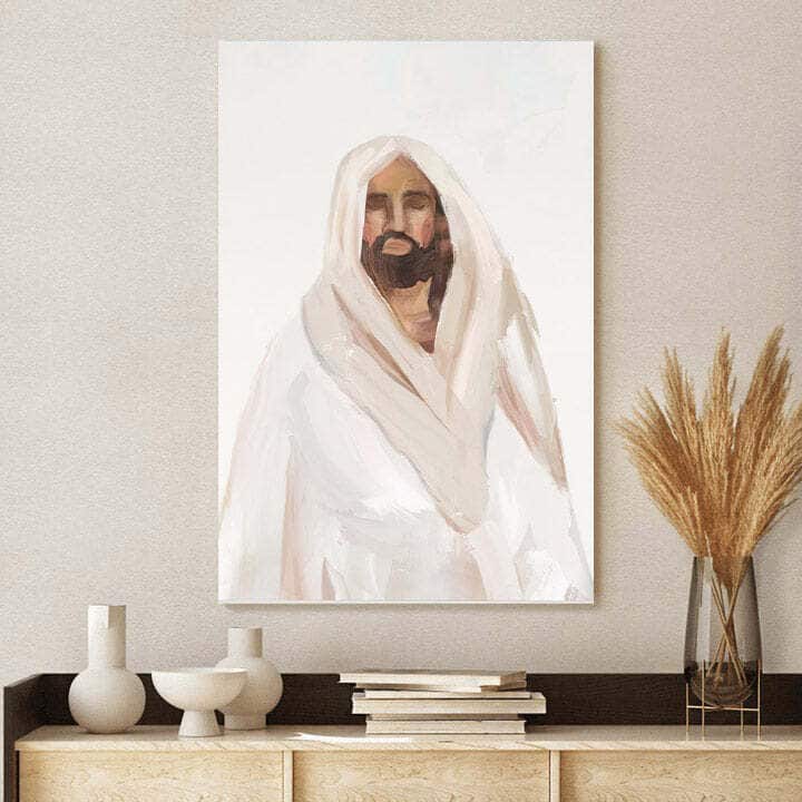 Christian Canvas Print Lovest Thou Me