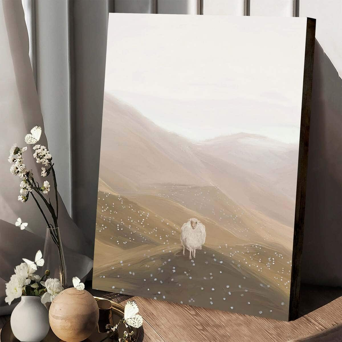 Christian Canvas Print Oh Faithful Shepherd