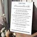Christian Canvas Print The Ten Commandments Christian Canvas Print The Ten Commandments