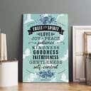 Christian Canvas Print The Fruit Of The Spirit
