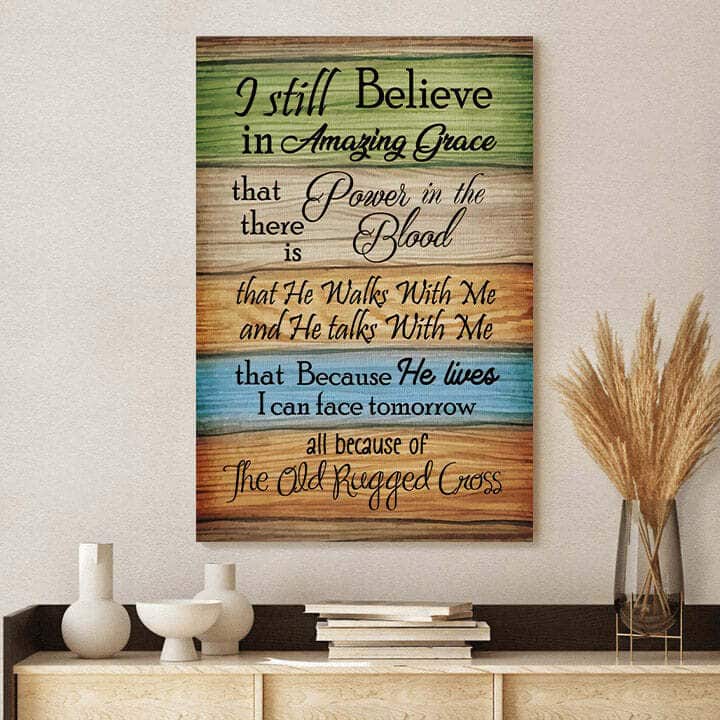 Christian Canvas Print He Walks With Me Christian Canvas Print He Walks With Me