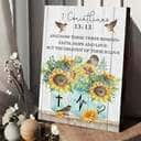 Christian Canvas Print 1 Corinthians 13:13 Faith Hope And Love