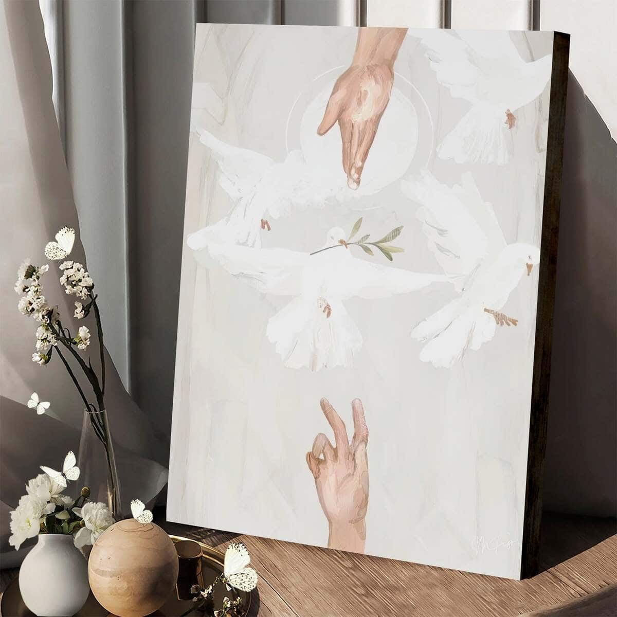 Christian Canvas Print Reaching For Hope Christian Canvas Print Reaching For Hope