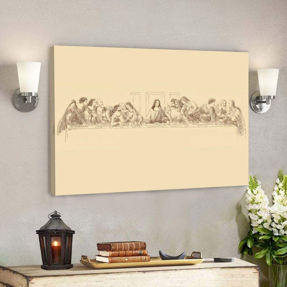 Christian Canvas Wall Art Last Supper Da Vinci Christian Canvas Wall Art Last Supper Da Vinci