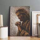 Jesus Pray Christian Canvas Print Jesus Pray Christian Canvas Print