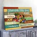 Christian Canvas Wall Art Fruits Of The Holy Spirit