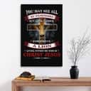 Christian Canvas Print I Have A Lion Who Is Christ Jesus Christian Canvas Print I Have A Lion Who Is Christ Jesus