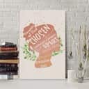 Christian Canvas Print Daughter Of God Chosen And Treasured