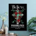 Christian Canvas Print Believe In Possibilities For With God All Things Are Possible Christian Canvas Print Believe In Possibilities For With God All Things Are Possible