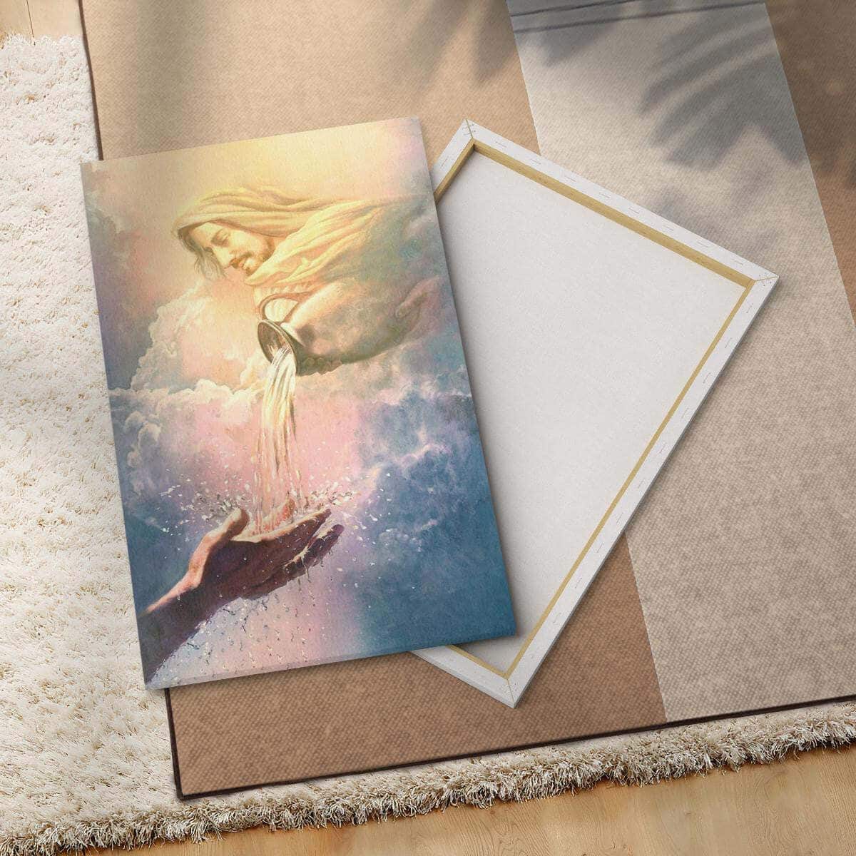 Christian Canvas Print Water Of Life Christian Canvas Print Water Of Life